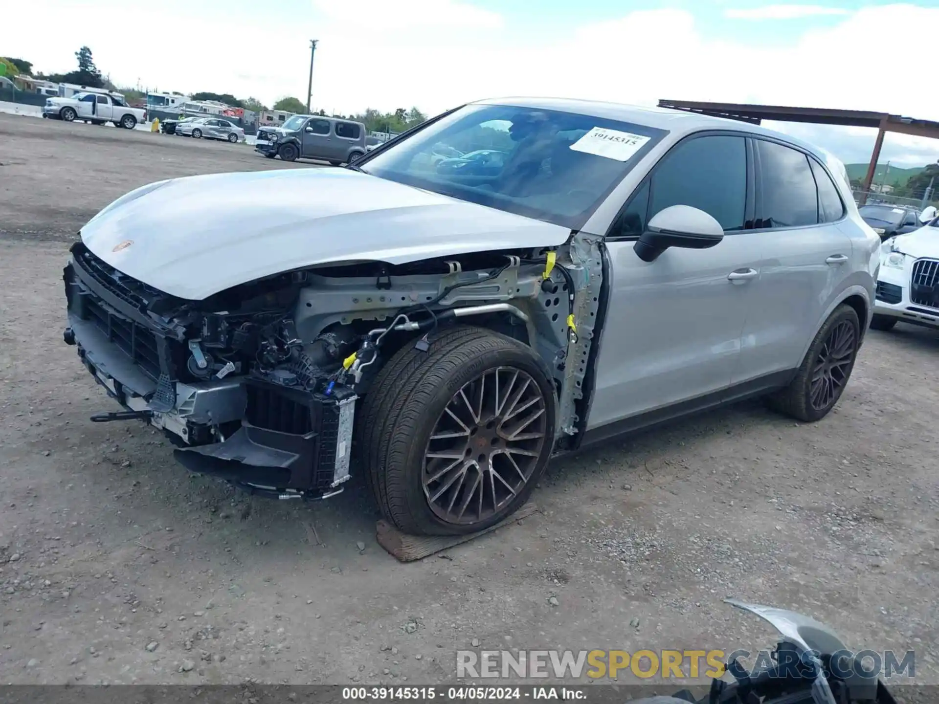 2 Photograph of a damaged car WP1AA2AY9PDA09993 PORSCHE CAYENNE 2023