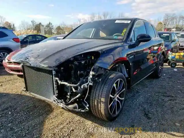 2 Photograph of a damaged car WP1AE2AY6KDA50921 PORSCHE CAYENNE SE 2019