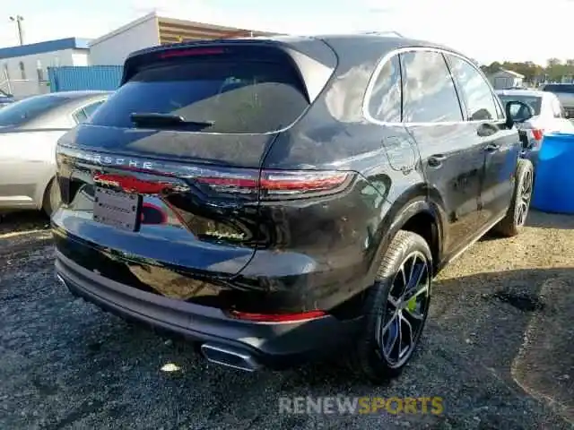 4 Photograph of a damaged car WP1AE2AY6KDA50921 PORSCHE CAYENNE SE 2019