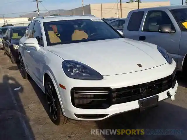 1 Photograph of a damaged car WP1AF2AY2KDA81046 PORSCHE CAYENNE TU 2019