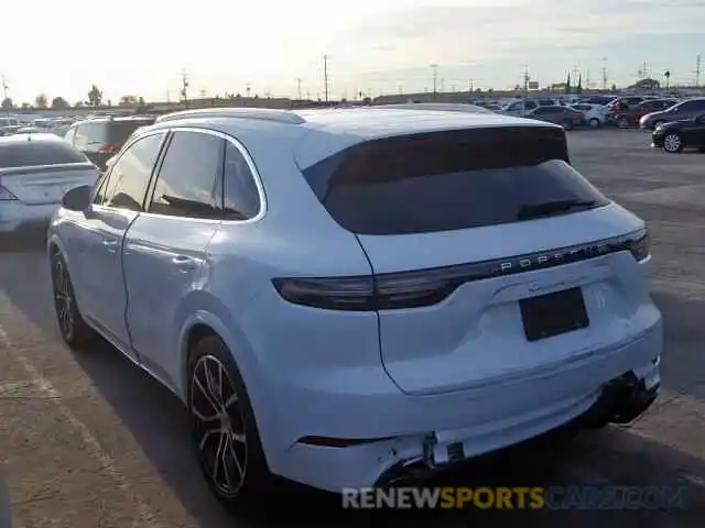 3 Photograph of a damaged car WP1AF2AY2KDA81046 PORSCHE CAYENNE TU 2019