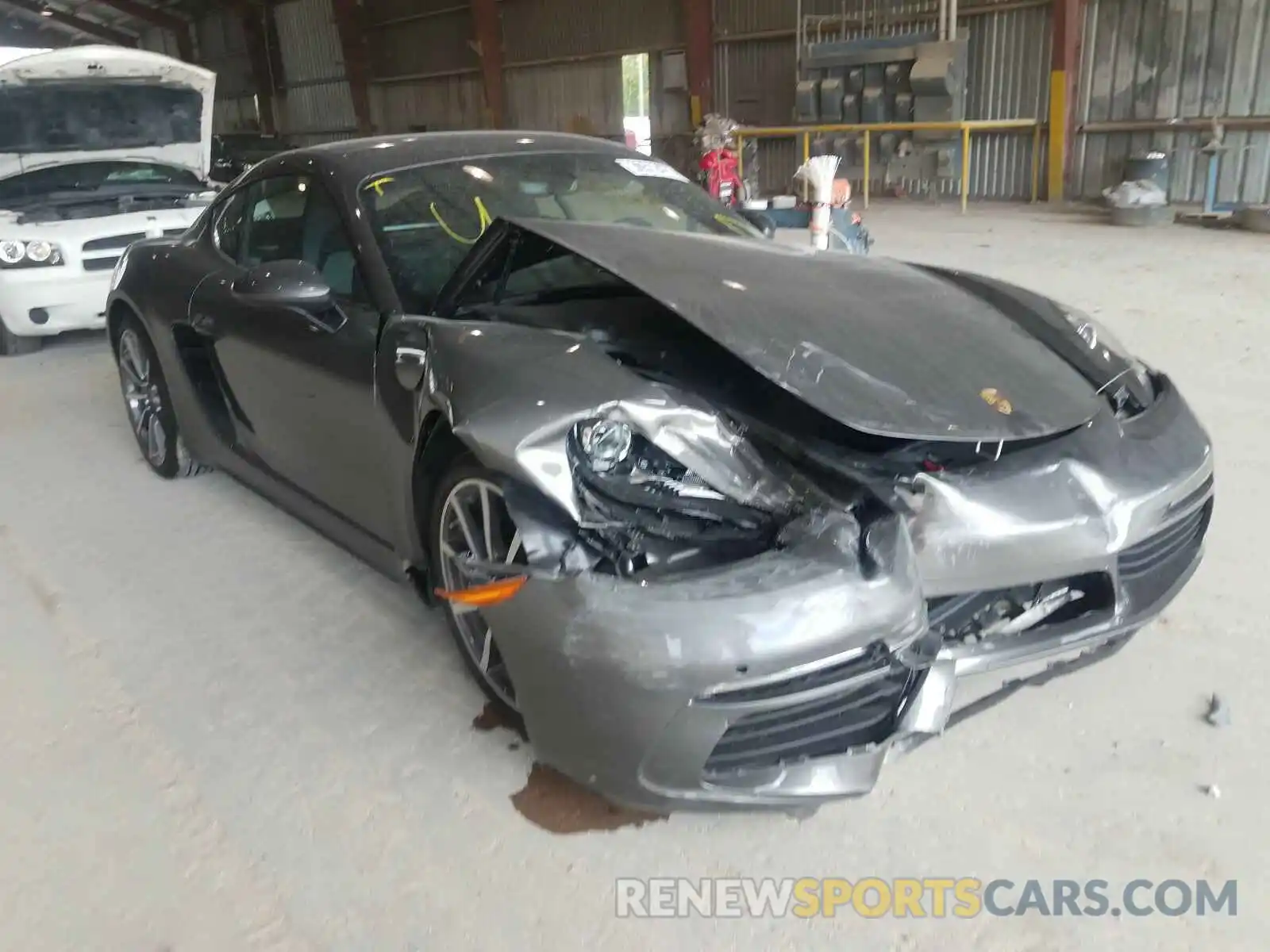 1 Photograph of a damaged car WP0AA2A80KS261458 PORSCHE CAYMAN 2019