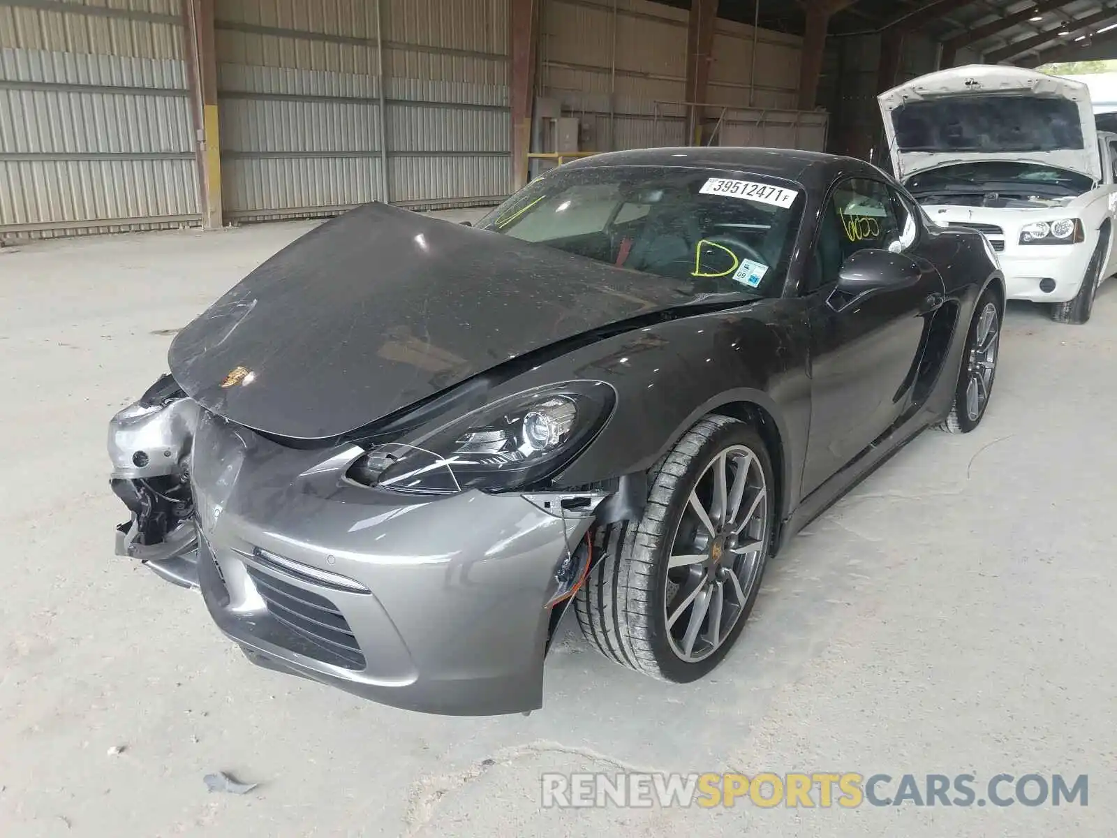 2 Photograph of a damaged car WP0AA2A80KS261458 PORSCHE CAYMAN 2019