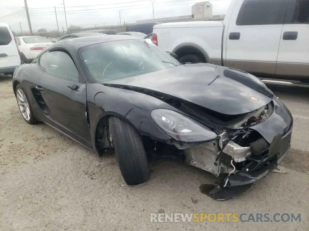 1 Photograph of a damaged car WP0AA2A82KS260103 PORSCHE CAYMAN 2019