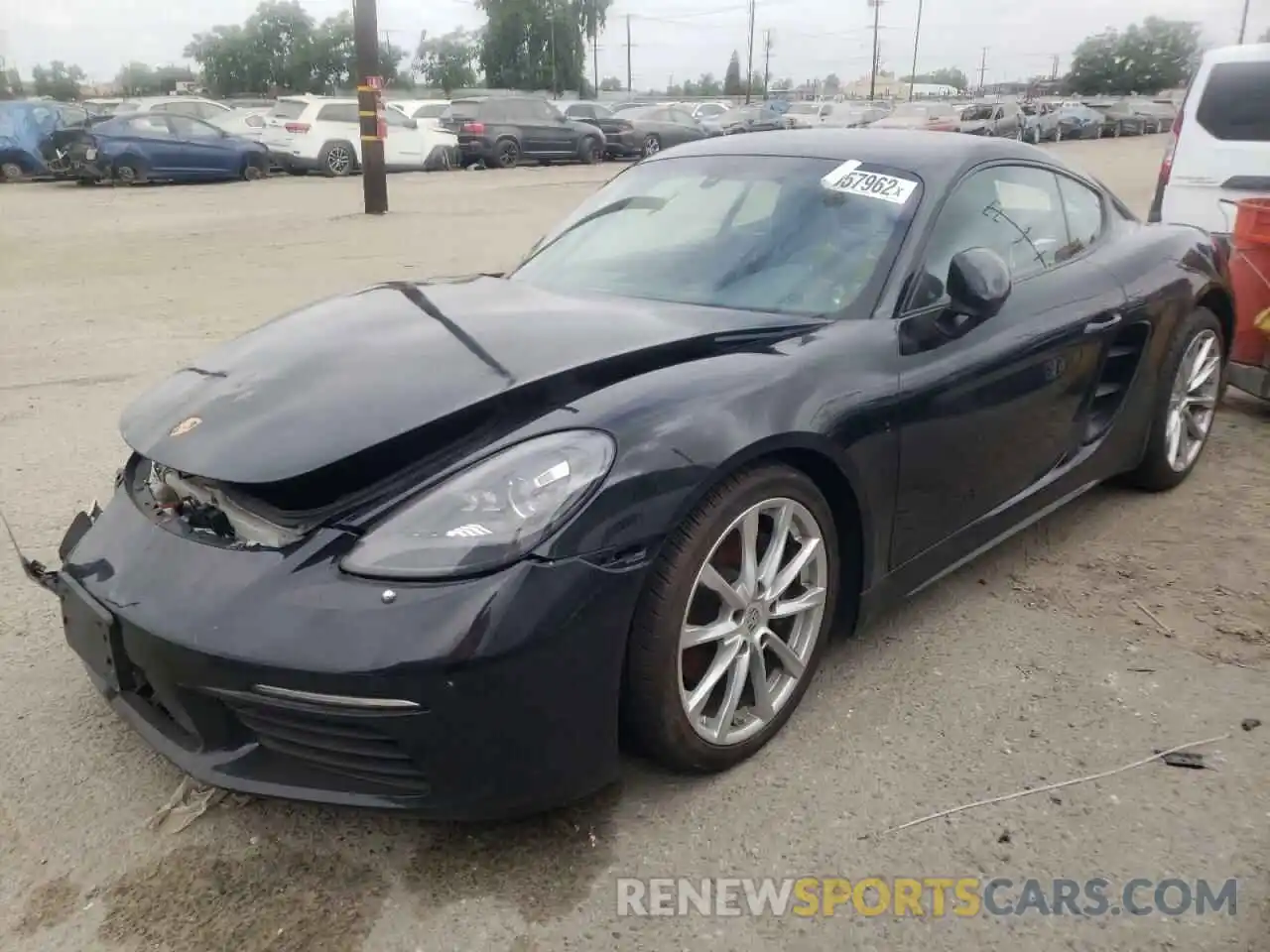 2 Photograph of a damaged car WP0AA2A82KS260103 PORSCHE CAYMAN 2019