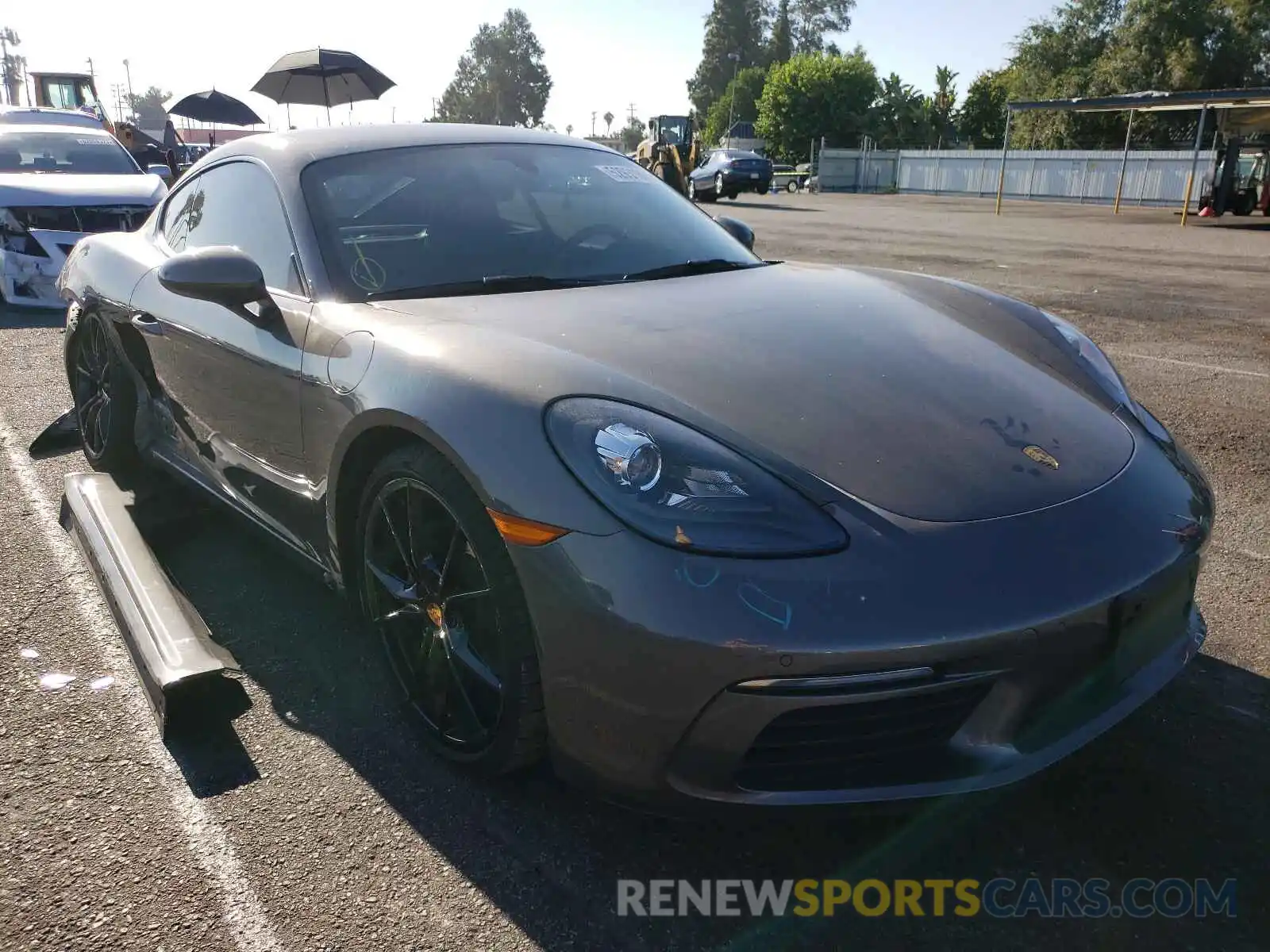 1 Photograph of a damaged car WP0AA2A82KS261008 PORSCHE CAYMAN 2019