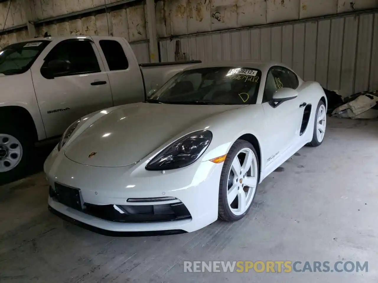 2 Photograph of a damaged car WP0AA2A83KS260367 PORSCHE CAYMAN 2019