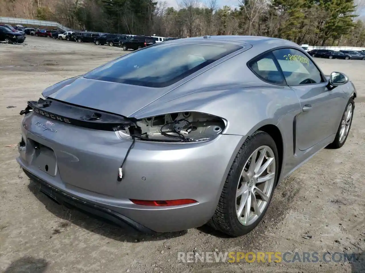 4 Photograph of a damaged car WP0AA2A83KS260434 PORSCHE CAYMAN 2019