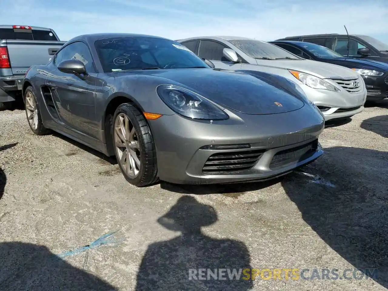 1 Photograph of a damaged car WP0AA2A83KS260689 PORSCHE CAYMAN 2019