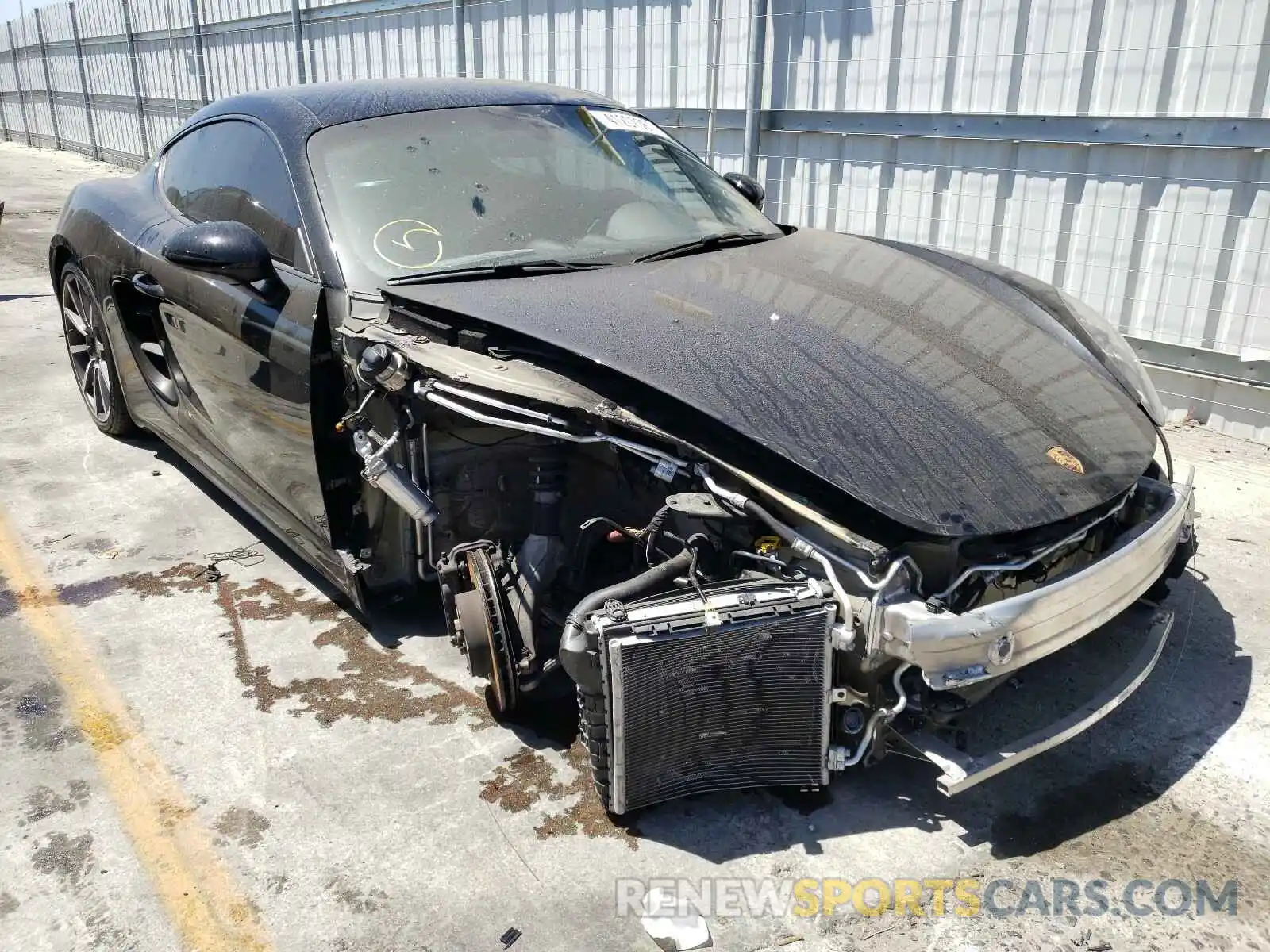 1 Photograph of a damaged car WP0AA2A84KS260233 PORSCHE CAYMAN 2019