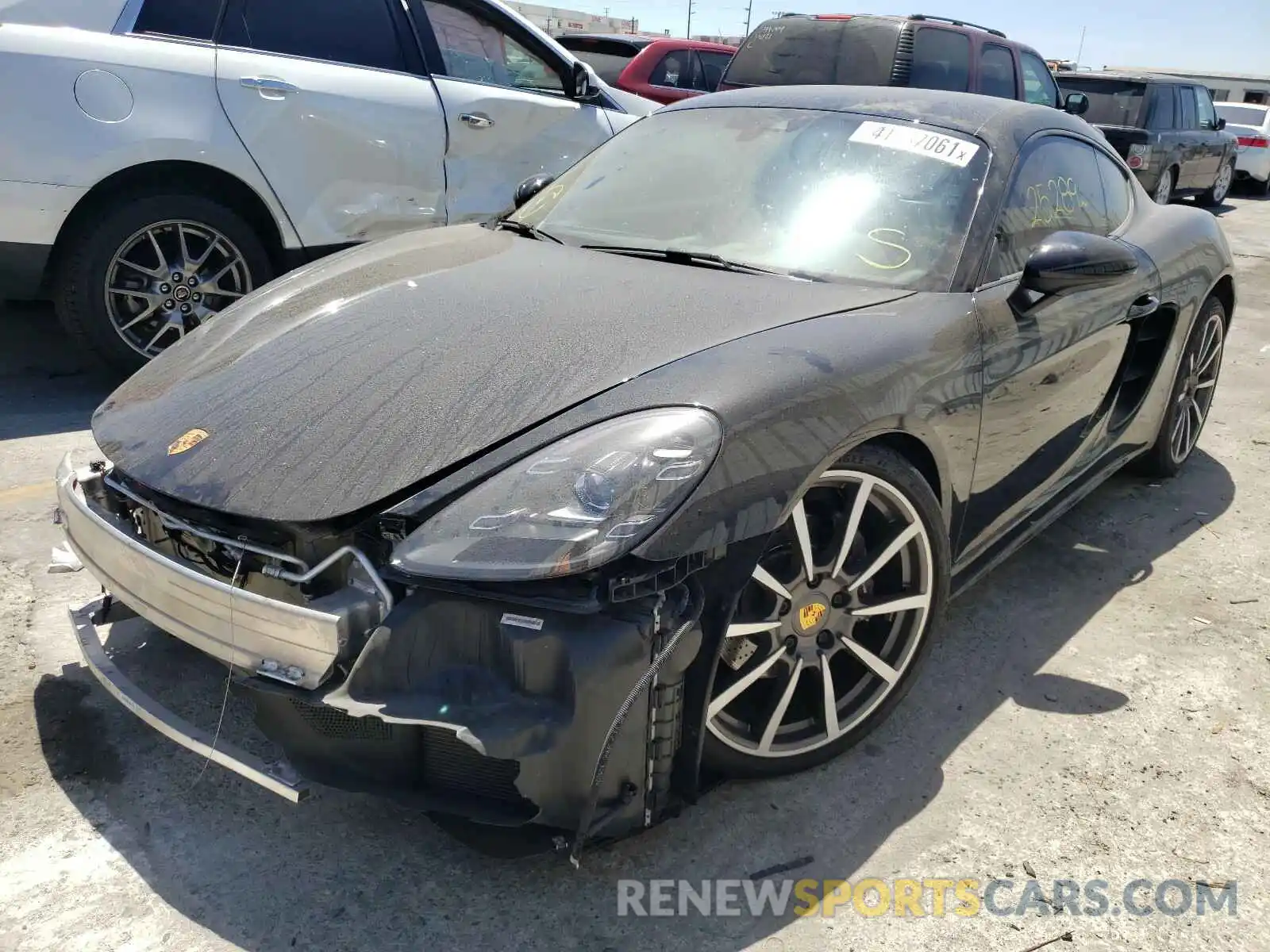 2 Photograph of a damaged car WP0AA2A84KS260233 PORSCHE CAYMAN 2019