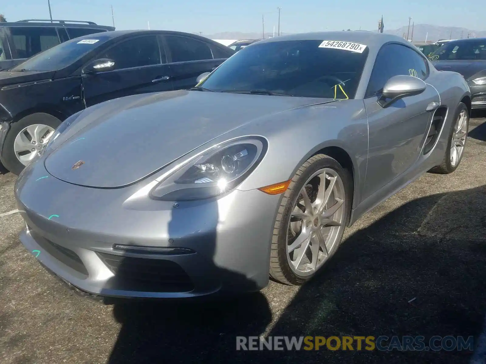 2 Photograph of a damaged car WP0AA2A85KS260595 PORSCHE CAYMAN 2019