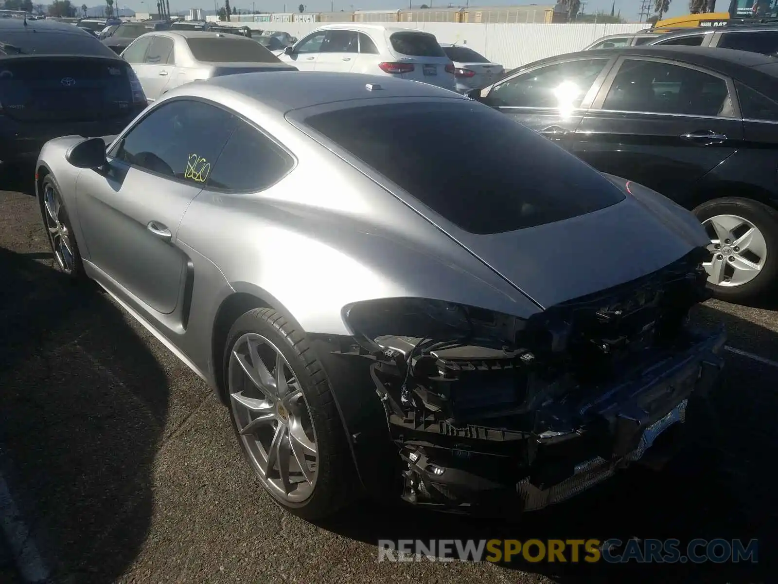 3 Photograph of a damaged car WP0AA2A85KS260595 PORSCHE CAYMAN 2019