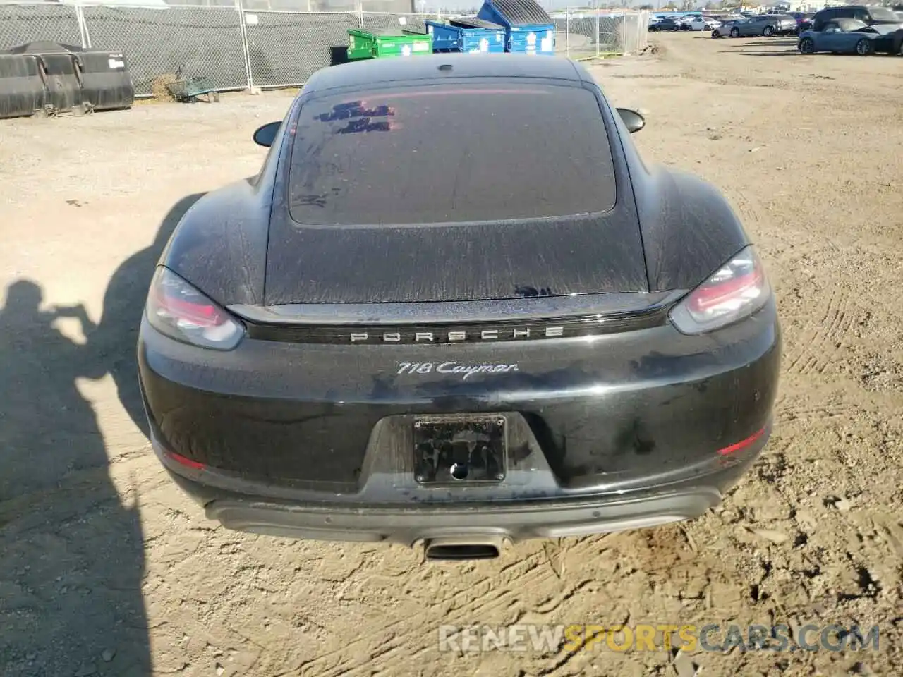 6 Photograph of a damaged car WP0AA2A89KS260146 PORSCHE CAYMAN 2019