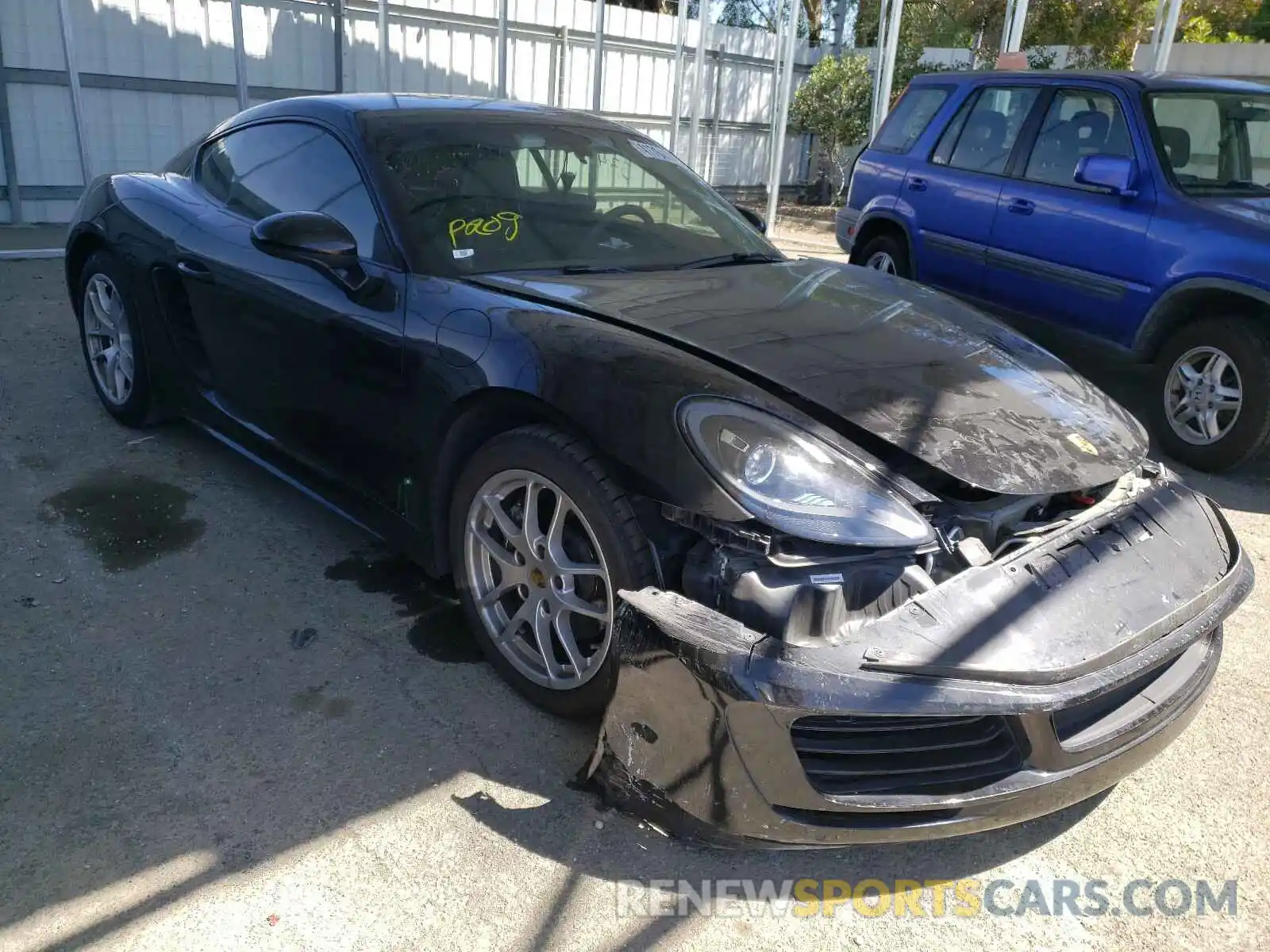 1 Photograph of a damaged car WP0AA2A89KS260244 PORSCHE CAYMAN 2019