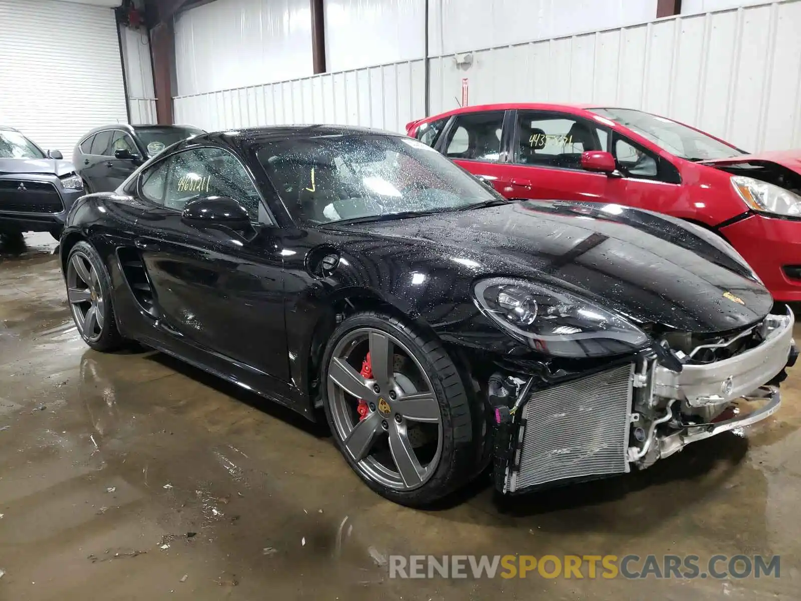 1 Photograph of a damaged car WP0AB2A80KS278631 PORSCHE CAYMAN 2019