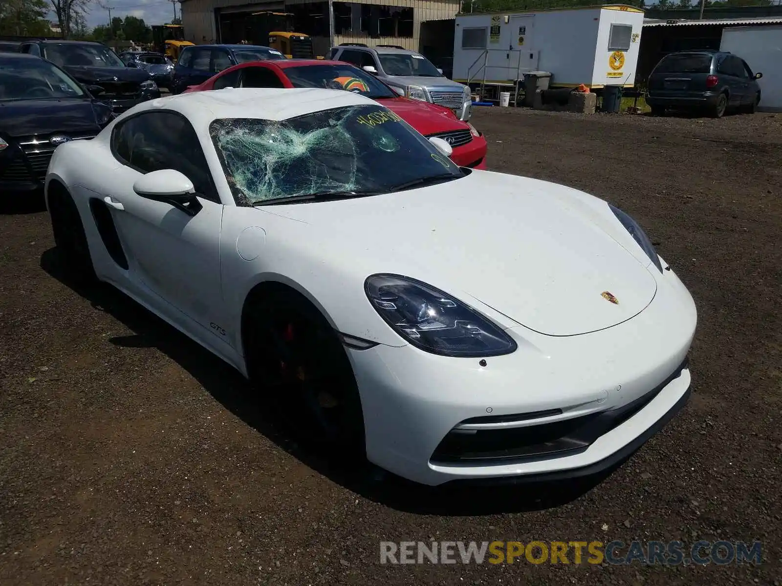 1 Photograph of a damaged car WP0AB2A80KS278676 PORSCHE CAYMAN 2019