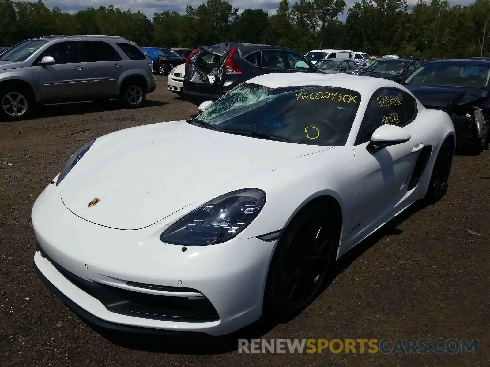 2 Photograph of a damaged car WP0AB2A80KS278676 PORSCHE CAYMAN 2019