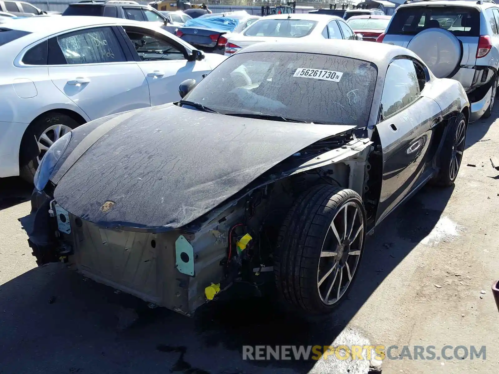 2 Photograph of a damaged car WP0AB2A83KS278462 PORSCHE CAYMAN 2019