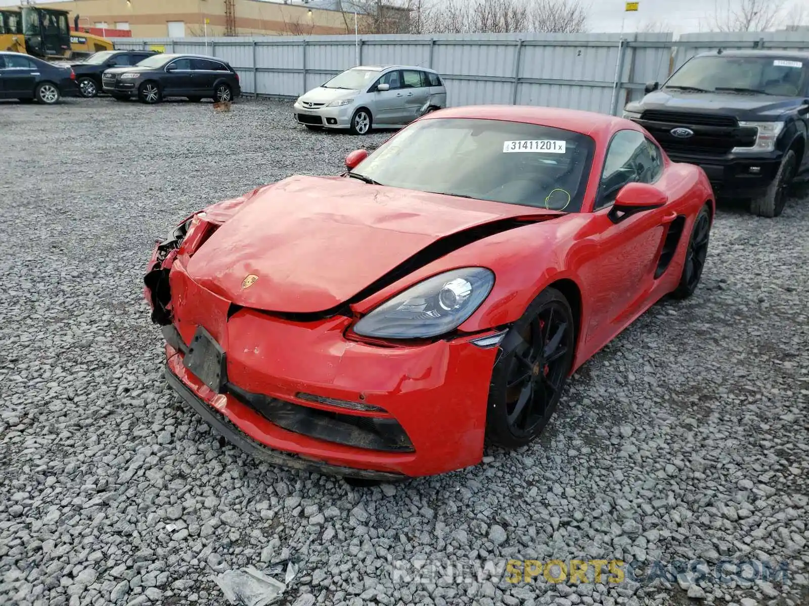 2 Photograph of a damaged car WP0AB2A86KS278133 PORSCHE CAYMAN 2019