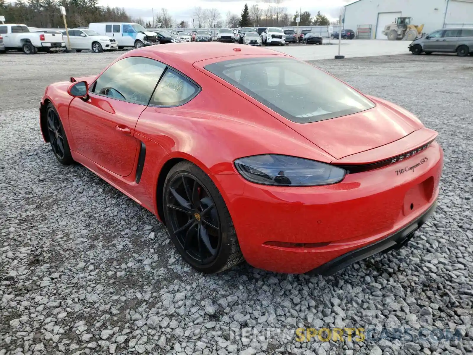 3 Photograph of a damaged car WP0AB2A86KS278133 PORSCHE CAYMAN 2019