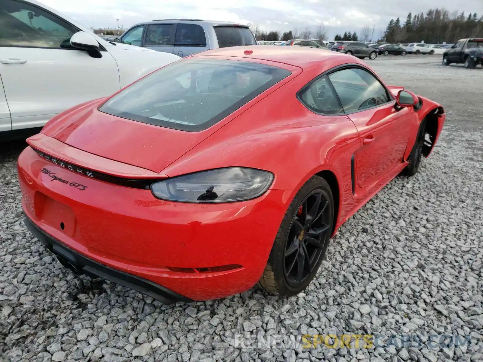 4 Photograph of a damaged car WP0AB2A86KS278133 PORSCHE CAYMAN 2019