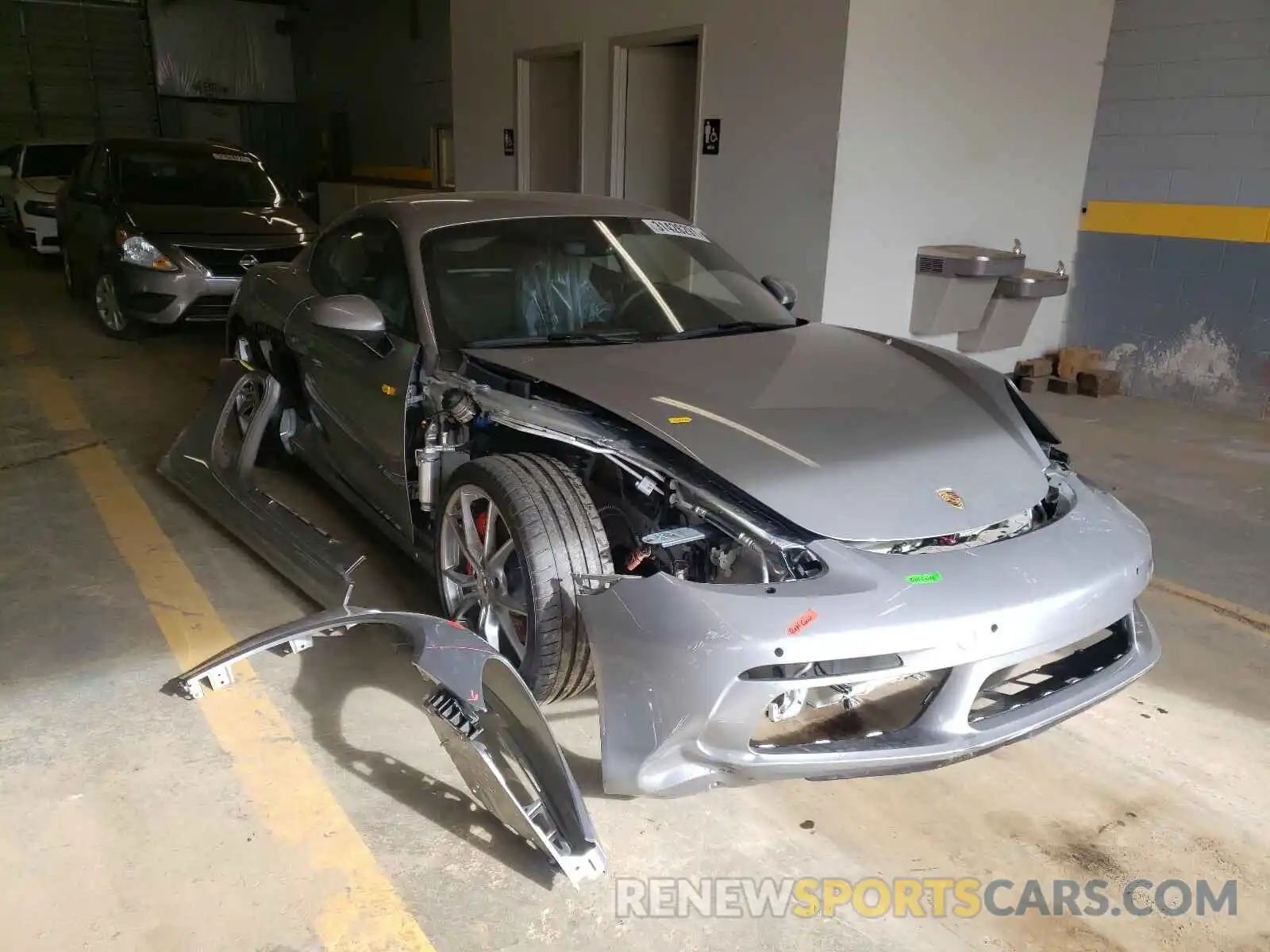 1 Photograph of a damaged car WP0AB2A86KS278892 PORSCHE CAYMAN 2019