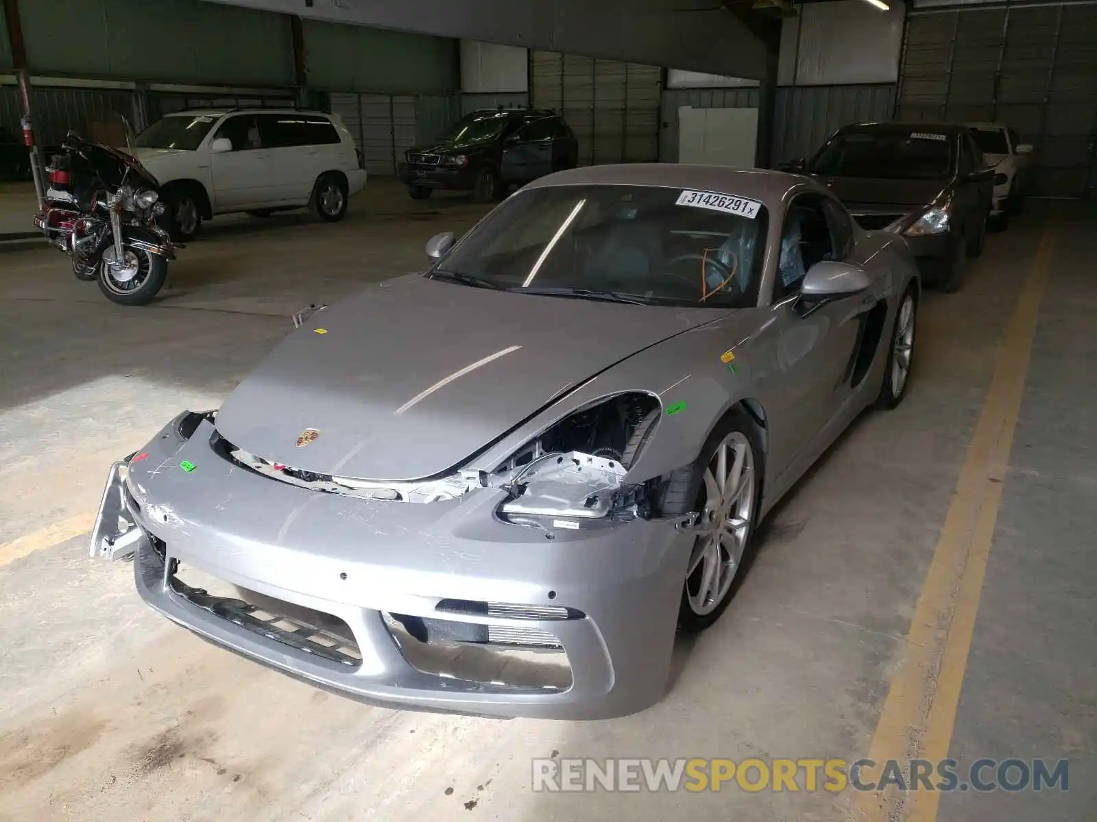 2 Photograph of a damaged car WP0AB2A86KS278892 PORSCHE CAYMAN 2019