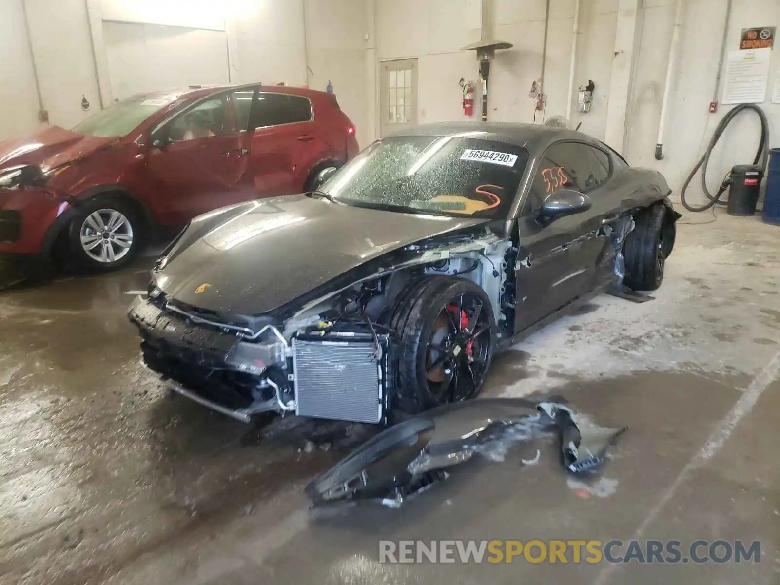 2 Photograph of a damaged car WP0AB2A86KS279007 PORSCHE CAYMAN 2019