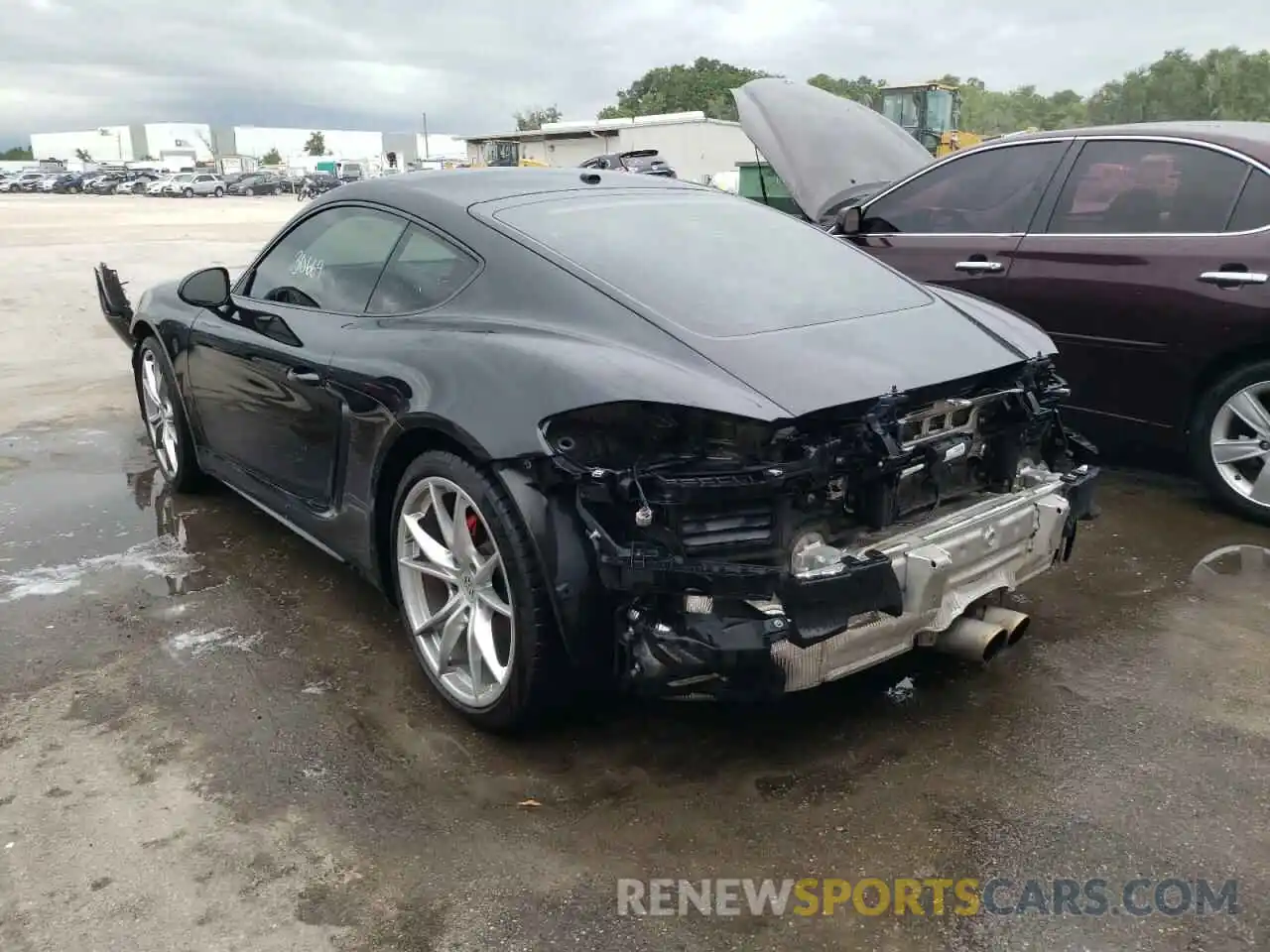 3 Photograph of a damaged car WP0AB2A87KS278867 PORSCHE CAYMAN 2019