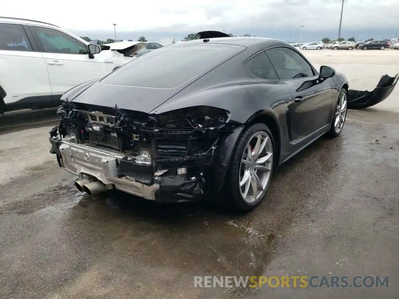 4 Photograph of a damaged car WP0AB2A87KS278867 PORSCHE CAYMAN 2019