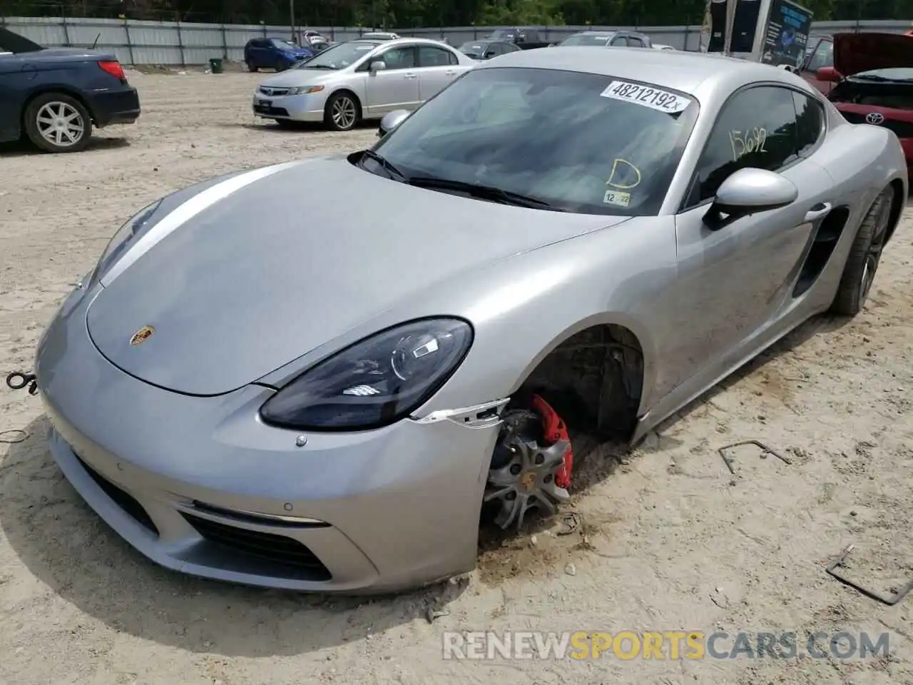 2 Фотография поврежденного автомобиля WP0AB2A89KS279082 PORSCHE CAYMAN 2019