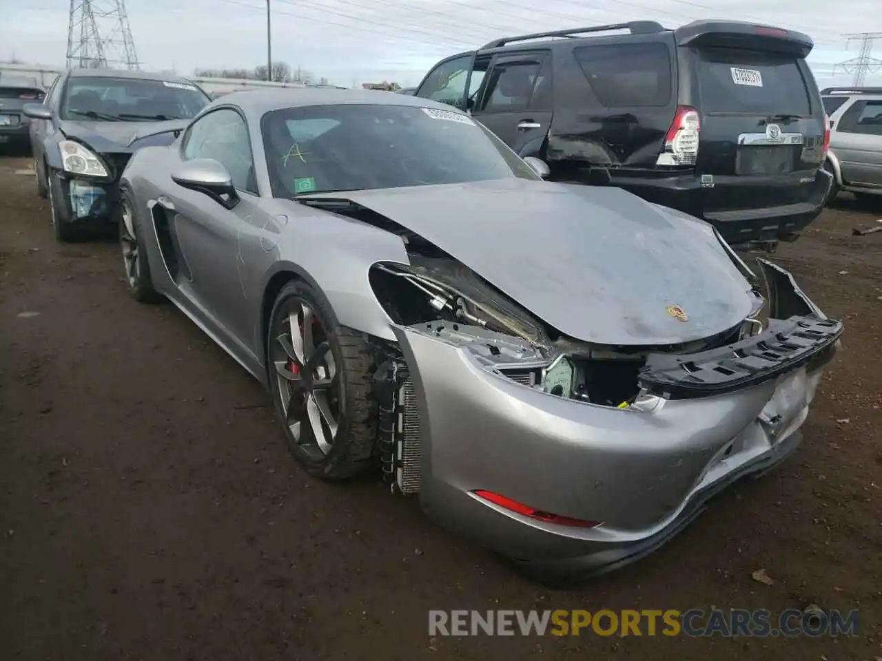 1 Photograph of a damaged car WP0AC2A88LK289620 PORSCHE CAYMAN 2020