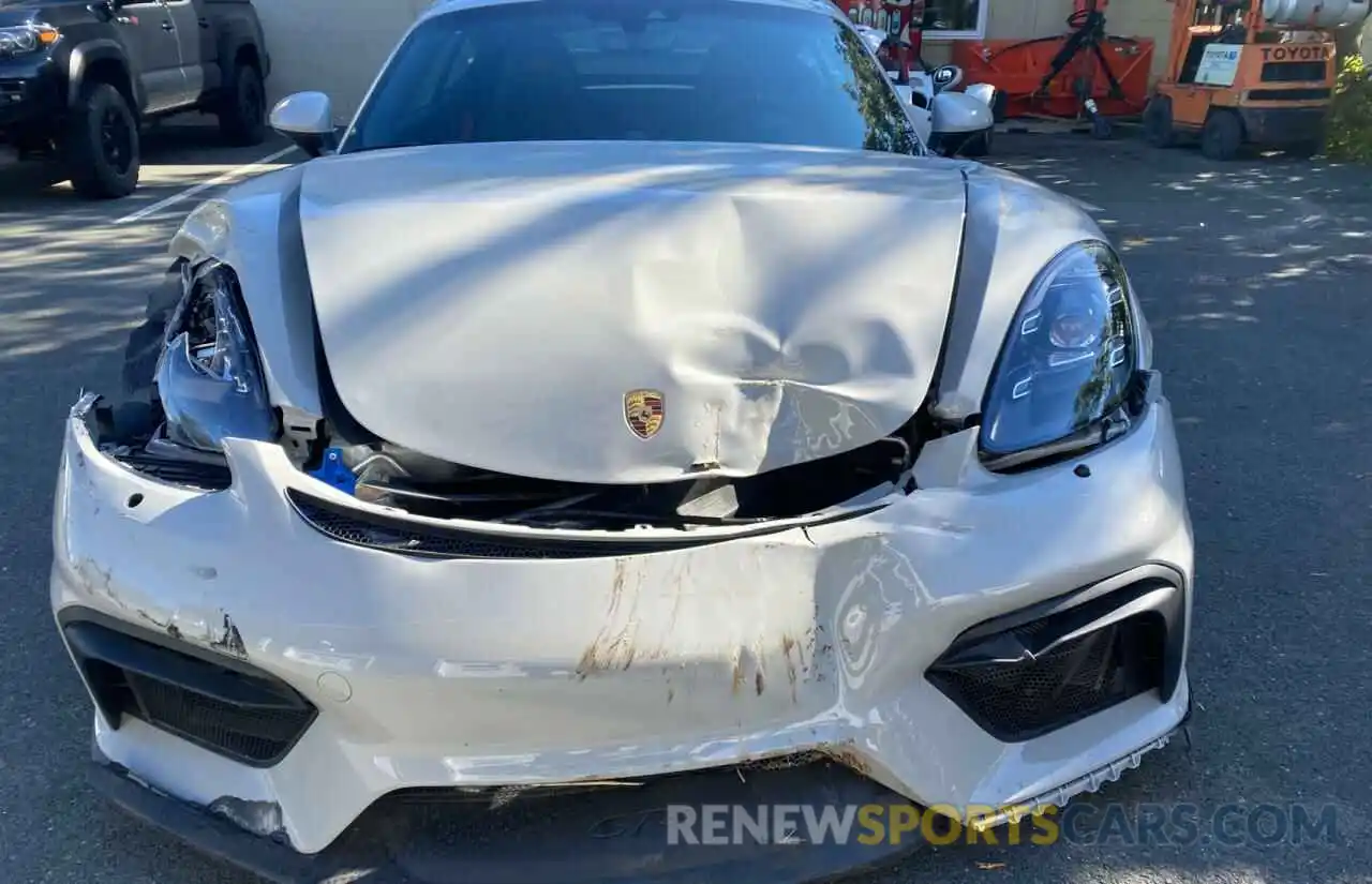 7 Photograph of a damaged car WP0AC2A8XLK289585 PORSCHE CAYMAN 2020