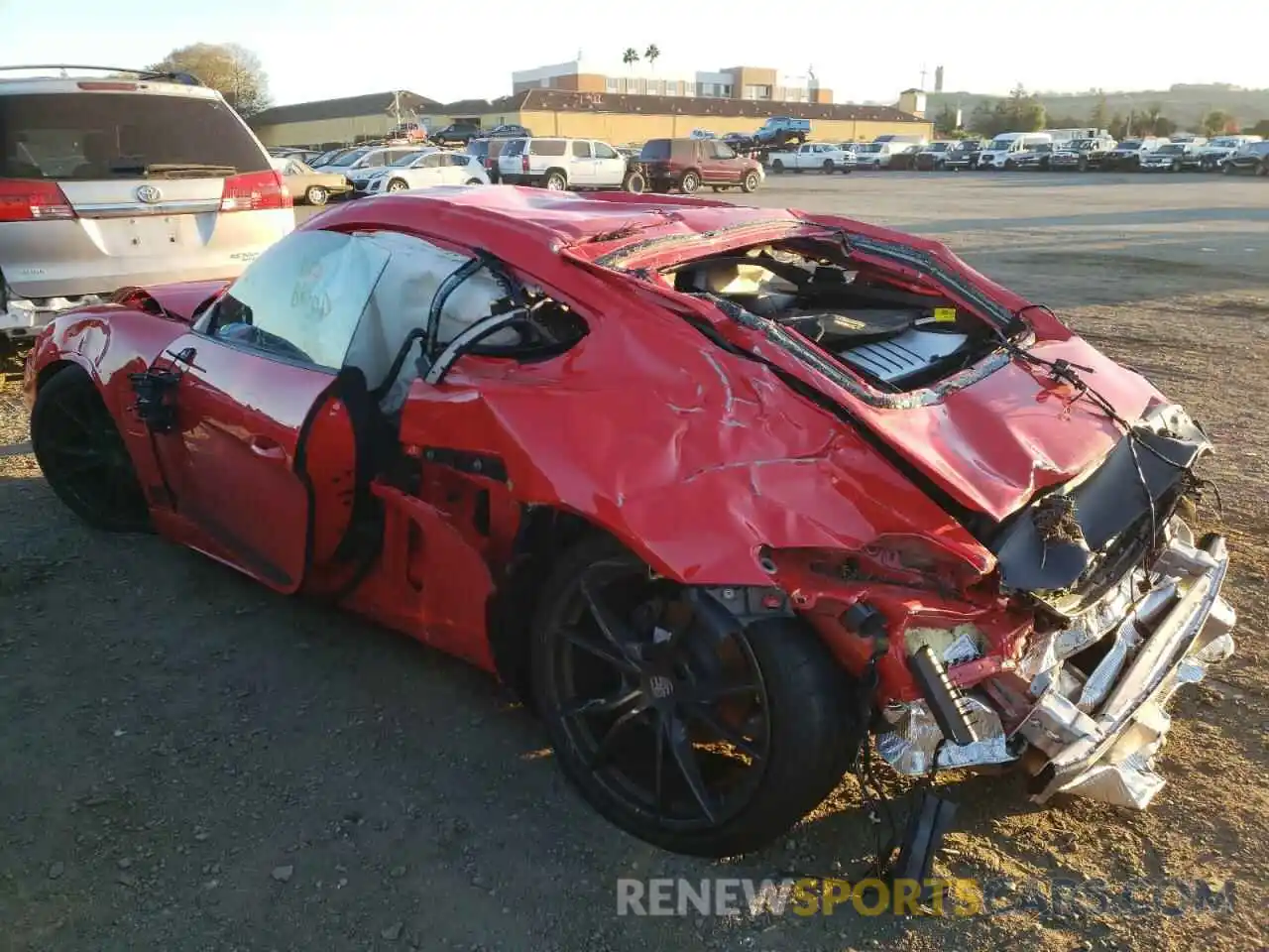 3 Photograph of a damaged car WP0AA2A82MS260301 PORSCHE CAYMAN 2021