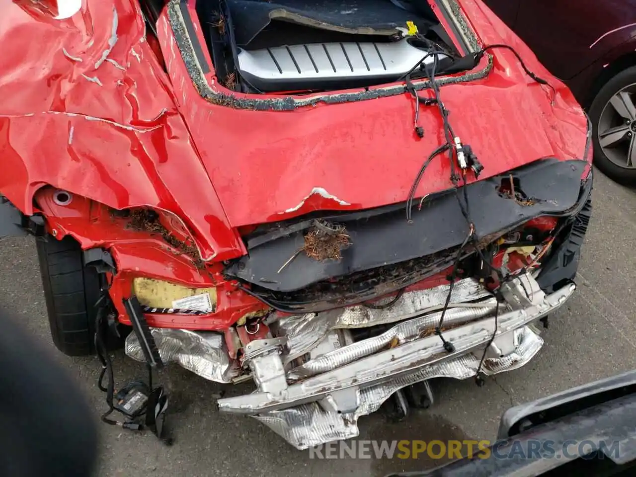 8 Photograph of a damaged car WP0AA2A82MS260301 PORSCHE CAYMAN 2021