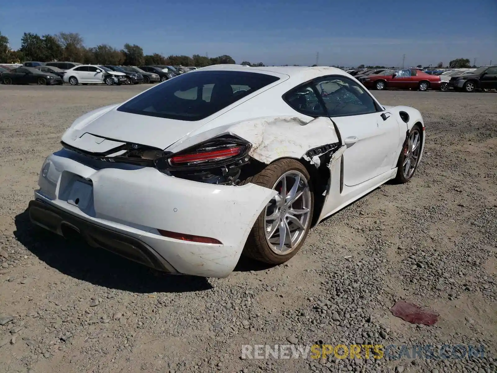 4 Photograph of a damaged car WP0AB2A88MS275091 PORSCHE CAYMAN 2021