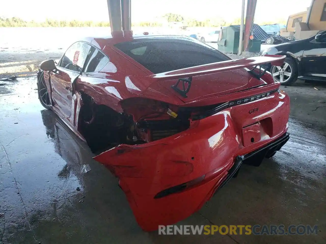 3 Photograph of a damaged car WP0AC2A82MS289243 PORSCHE CAYMAN 2021