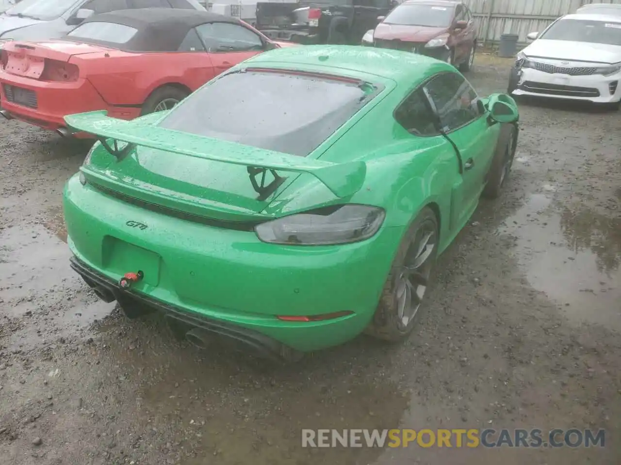 4 Photograph of a damaged car WP0AC2A82MS289517 PORSCHE CAYMAN 2021