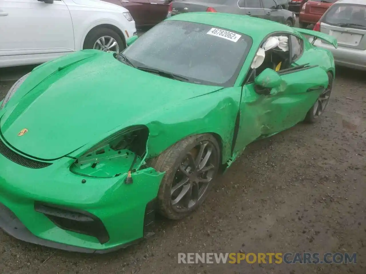 9 Photograph of a damaged car WP0AC2A82MS289517 PORSCHE CAYMAN 2021