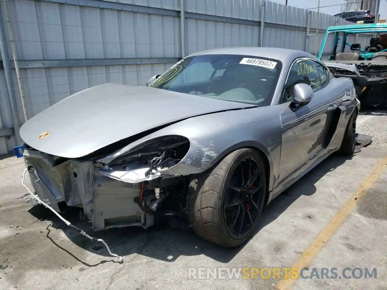 2 Фотография поврежденного автомобиля WP0AC2A84MK289082 PORSCHE CAYMAN 2021