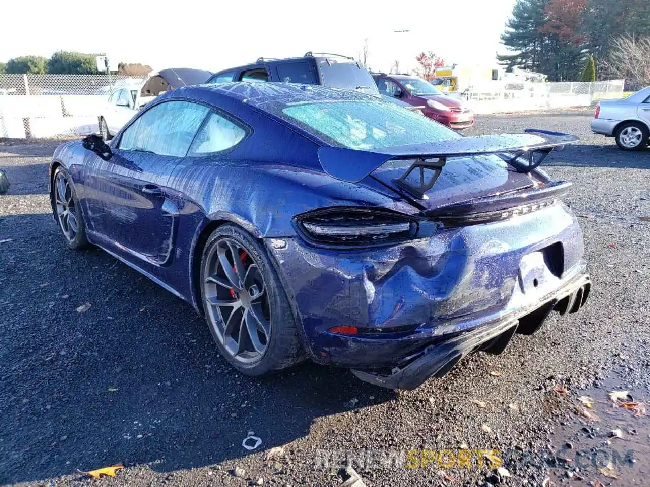 3 Photograph of a damaged car WP0AC2A84MK289115 PORSCHE CAYMAN 2021