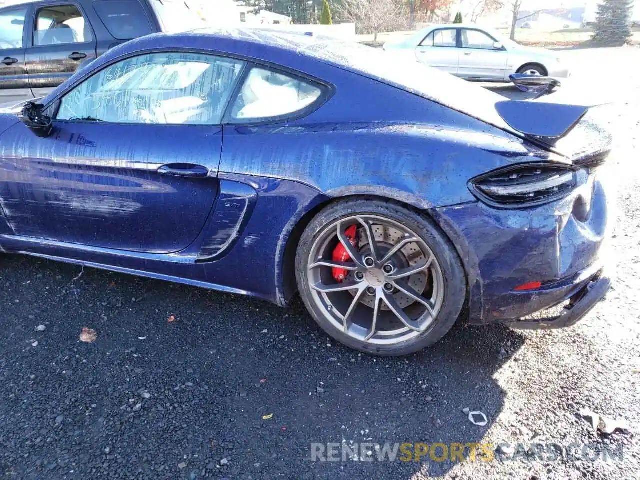 9 Photograph of a damaged car WP0AC2A84MK289115 PORSCHE CAYMAN 2021