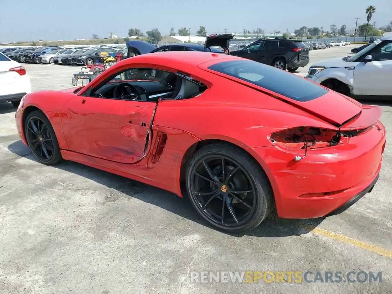 2 Photograph of a damaged car WP0AA2A81NS255608 PORSCHE CAYMAN 2022