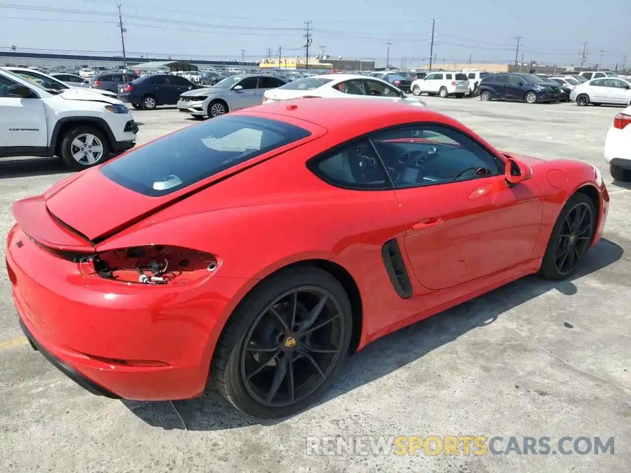 3 Photograph of a damaged car WP0AA2A81NS255608 PORSCHE CAYMAN 2022