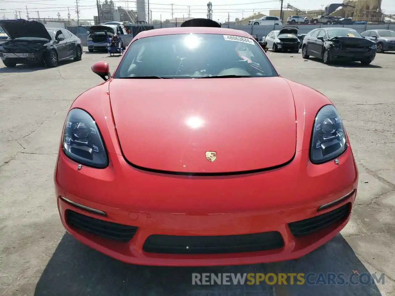 5 Photograph of a damaged car WP0AA2A81NS255608 PORSCHE CAYMAN 2022