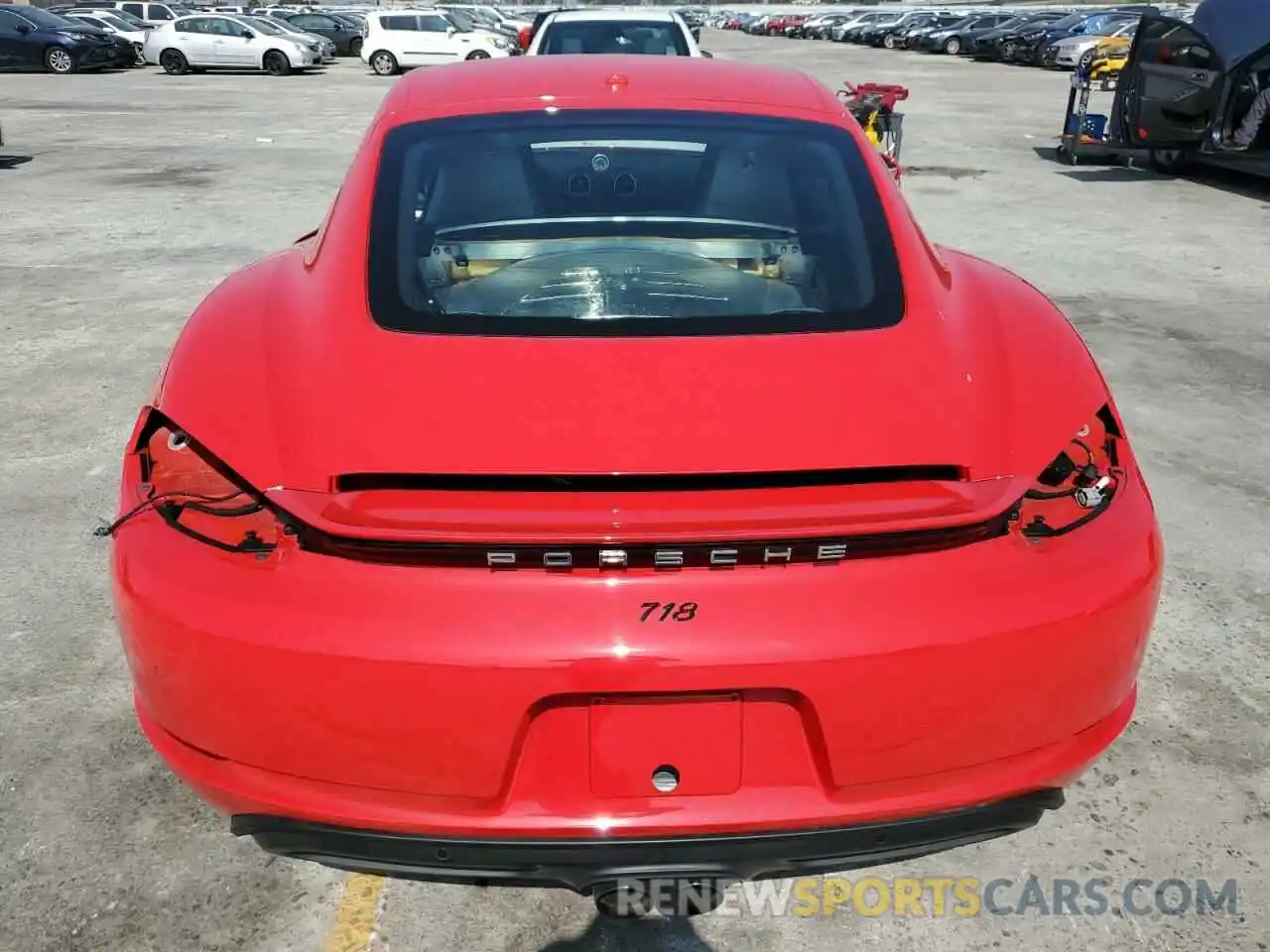 6 Photograph of a damaged car WP0AA2A81NS255608 PORSCHE CAYMAN 2022