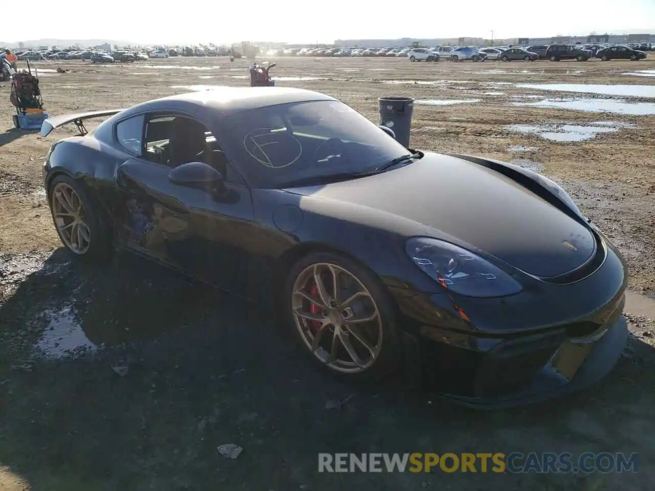 1 Photograph of a damaged car WP0AC2A85NS275077 PORSCHE CAYMAN 2022