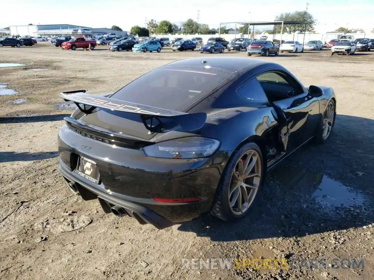 4 Photograph of a damaged car WP0AC2A85NS275077 PORSCHE CAYMAN 2022