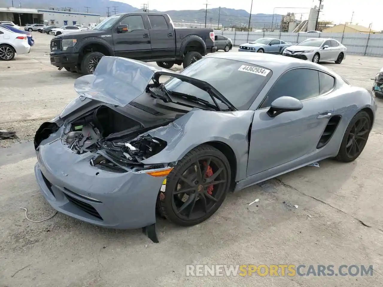 1 Photograph of a damaged car WP0AB2A80PS268074 PORSCHE CAYMAN 2023